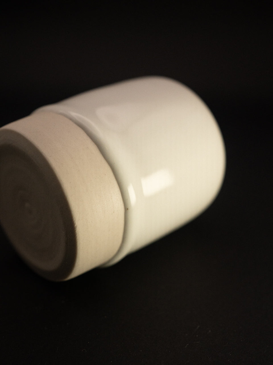 WHITE BUD VASE