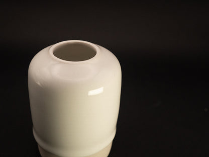 WHITE BUD VASE